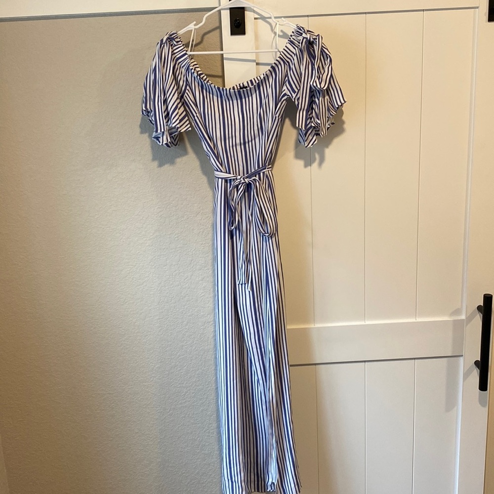 Off the shoulder maxi